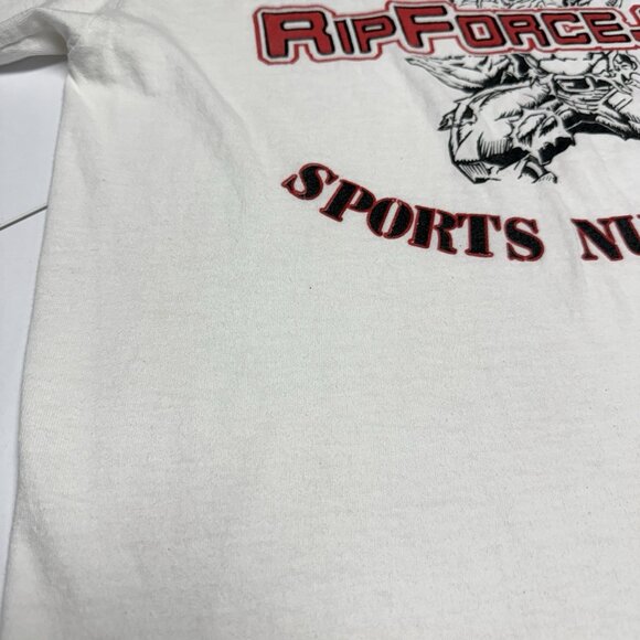 Vintage Bodybuilding Sports Nutrition T Shirt Mens Large 21x26.5 Gym Workout - Picture 9 of 12